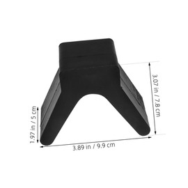 NOLITOY 2pcs Shape Boat Trailer Bow Stop Block for Yacht Kayak Accessory for Secure Docking Transport Easy Install Fits Various Bow Shapes for Docks Marinas