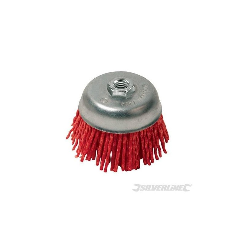 Silverline 217606 Filament Abrasive Cup Brush 75 mm Coarse
