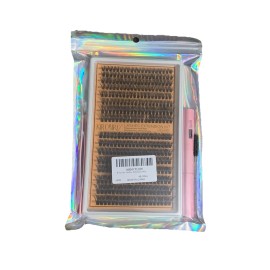 Kiromiro Lashes Extension Kit 40D-50D. Features Faux Mink Fiber