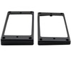 Musiclily Pro Plastic Curved Bottom Humbucker Mounting Pickup Rings Set