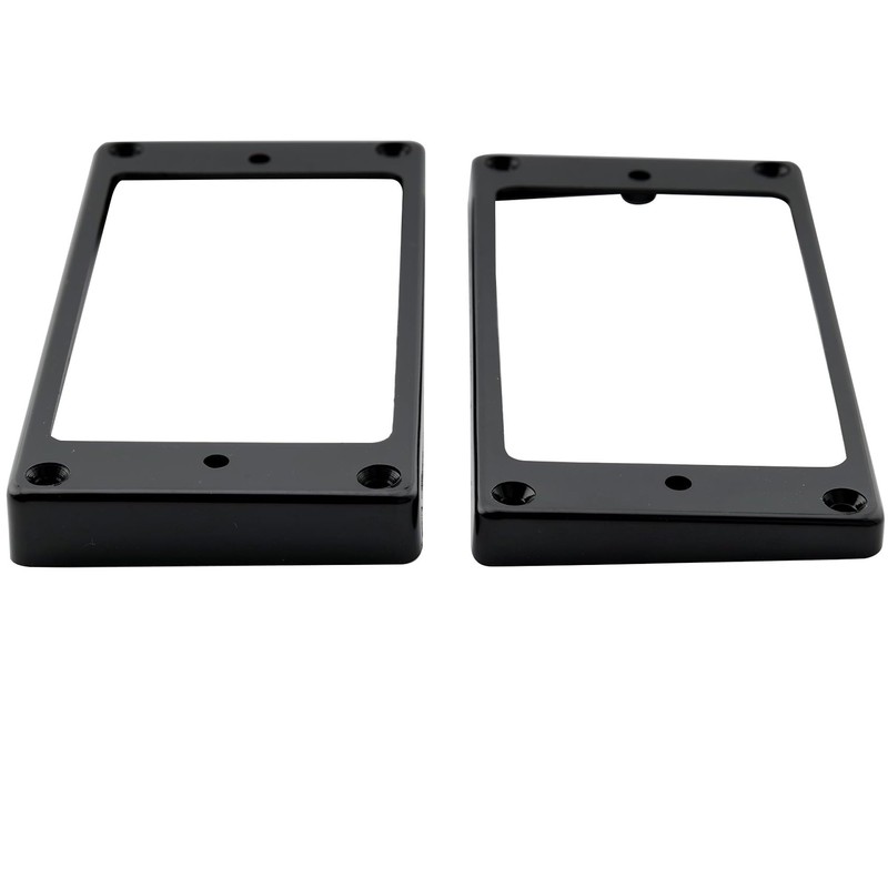 Musiclily Pro Plastic Curved Bottom Humbucker Mounting Pickup Rings Set