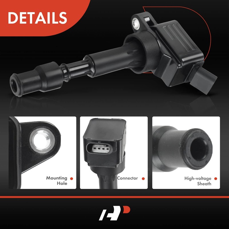 A-Premium Engine Ignition Coil Packs Compatible with Hyundai Elantra 2015-2019