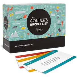 Flowjo Couple Bucket List Games for Game Night – Couples Games Card Games with 100 Original Date Night Ideas – His and Hers Fun Games – Ideal for Reconnecting, Newlyweds