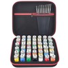 ALKOO Model Paint Storage Case Compatible with Testors Paint Set,