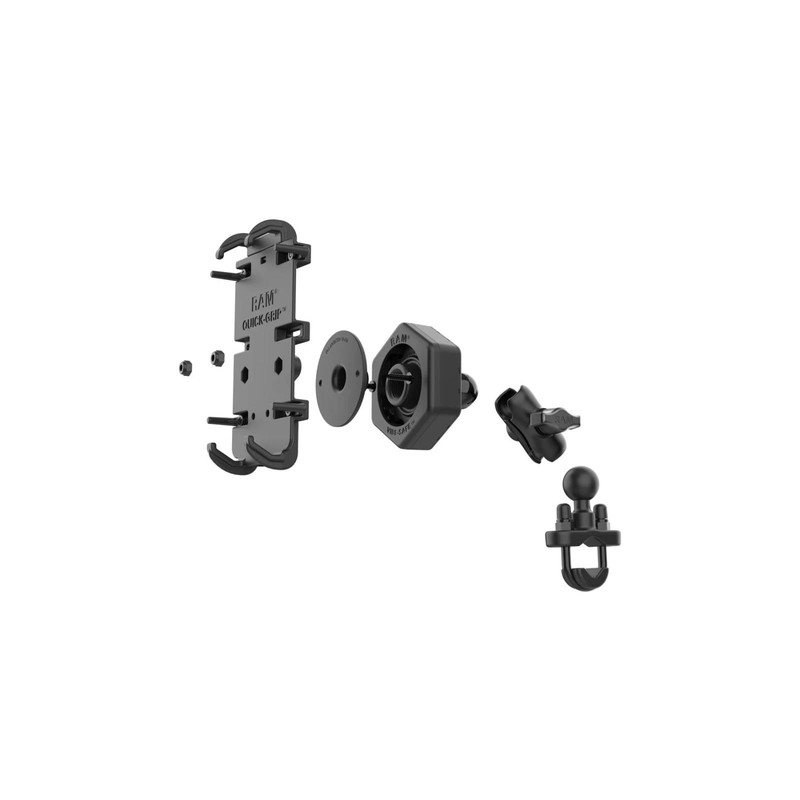 Ram Mounts RAM-B-149Z-A-PD4-462 Anti-Vibration Cradle Holder (M) & U-Shaped Clamp