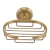 Soap Dish Wall Mounted Twisted Pattern Soap Holder Copper Stainless