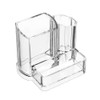 Makeup Brush Holder, Acrylic Transparent Cosmetic Display Holder with 3