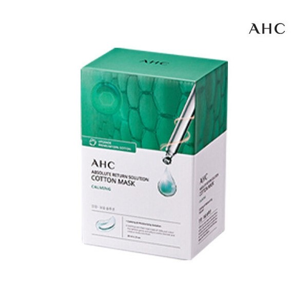 AHC Single-Purpose Pure Cotton Mask Pack Calming 1 Box (25ea)