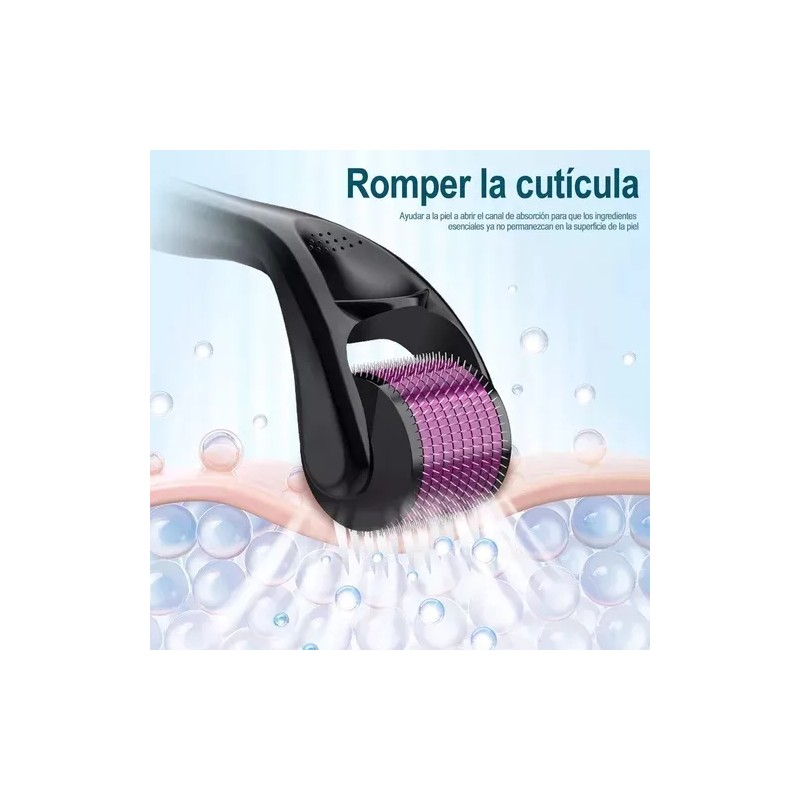 Dermaroller Regenera Colageno Cabello Barba Medida 0.5