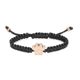 Cremation Bracelet for Pets Ashes - Dog Paw Pendant Bangle Stainless Steel Memorial Urn Jewellery, Stainless Steel, No gemstone