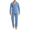 DAVID ARCHY Mens Pajamas Set Soft Cotton Notched Collar Pajamas