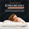 Sunshine Comforts Pillow Cases 4 pack -Microfiber luxury Pillow Cases/Pillow