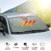 Windshield Sunshade Compatible with Fiat 500 2010-2024 ，Front Window Sun
