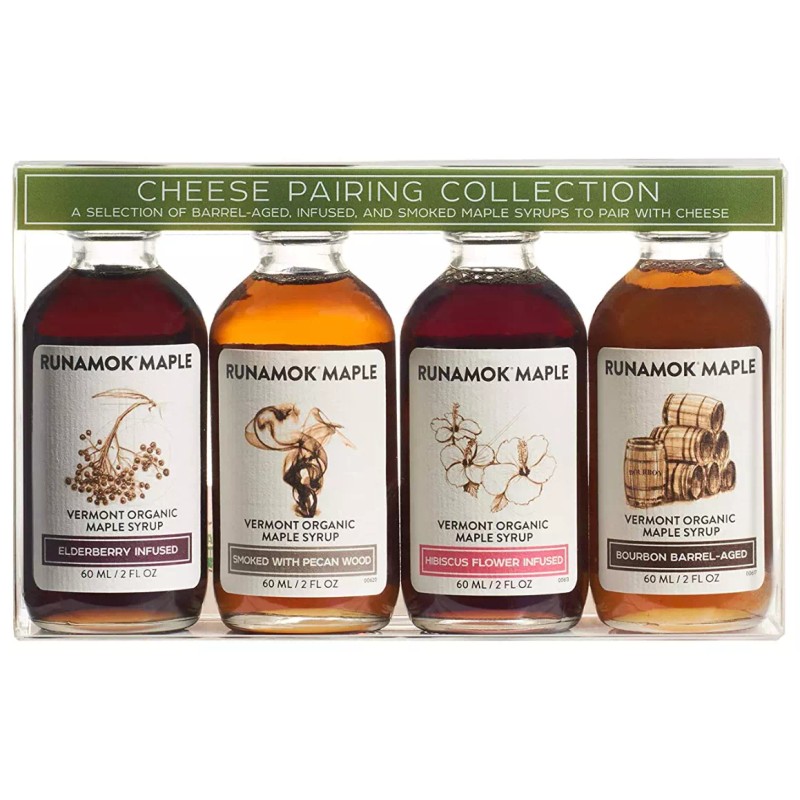 Runamok Organic Vermont Maple Syrup Sampler | Cheese Pairing Collection
