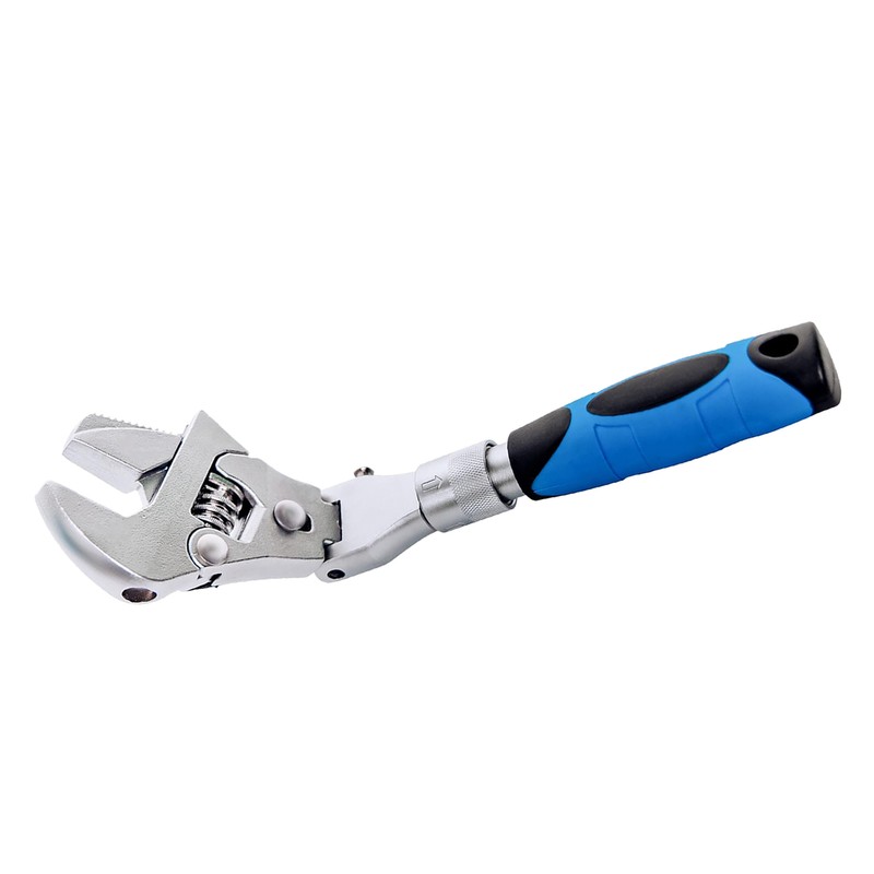 Flexhead Adjustable Wrench 10 to 12in Ratcheting Spanner with Retractable