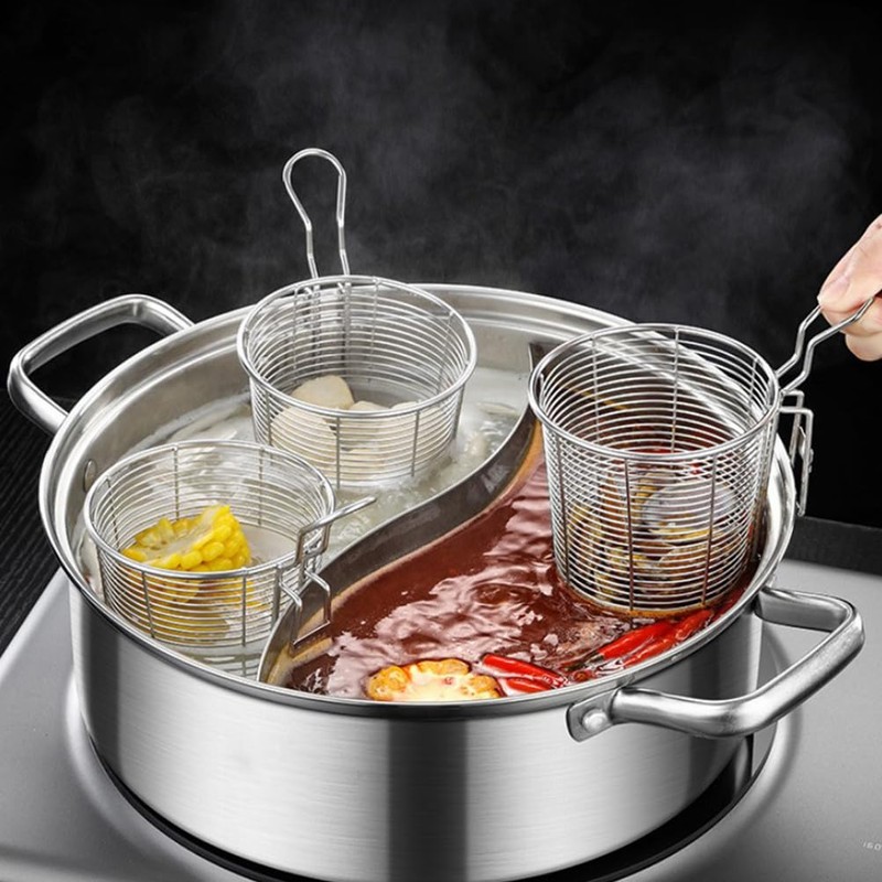 DOITOOL Stainless Steel Pasta Shot Spider Spaghetti Dumpling Small for