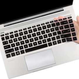 MUBUY Keyboard Cover for 14" HP Probook 440 445 G8 G9 G10, HP Probook 640 G7 G8 Laptop 14 inch, HP Probook 14 Laptop 2023 2022 Keyboard Protective Accessories-Black