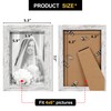 TOFOREVO 4x6 Picture Frames Set of 6 Distressed White Wood