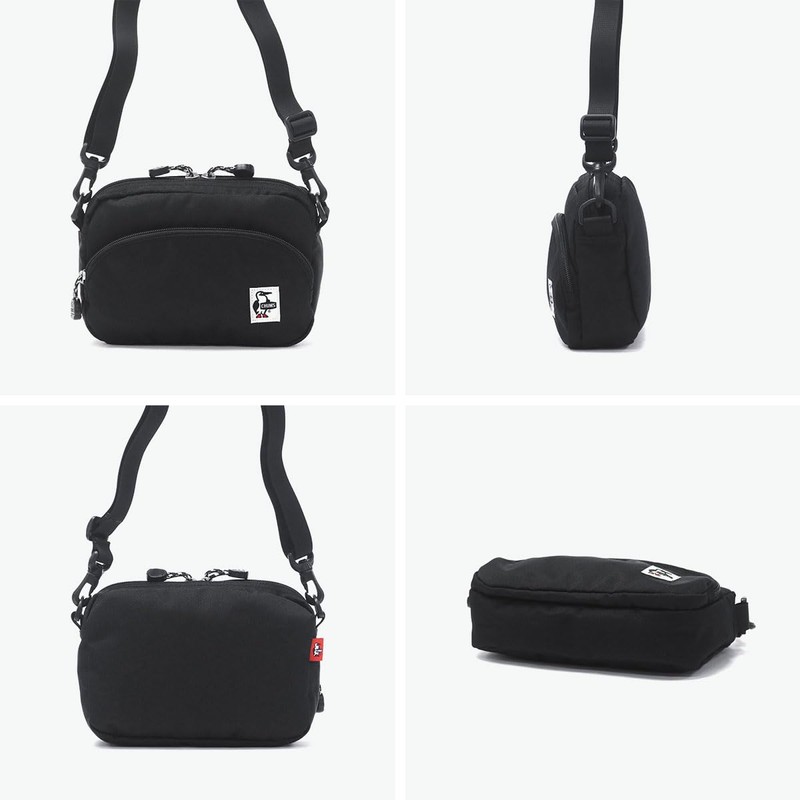 [Chums] Recycled Shoulder Pouch, Black, Free size