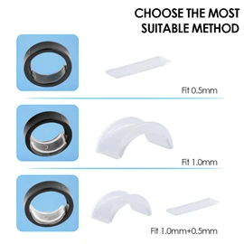 Ring Size Adjuster for Oura Ring Gen3 Horizon/Heritage, Invisible Ring Sizer Fit for Smart Ring Accessories