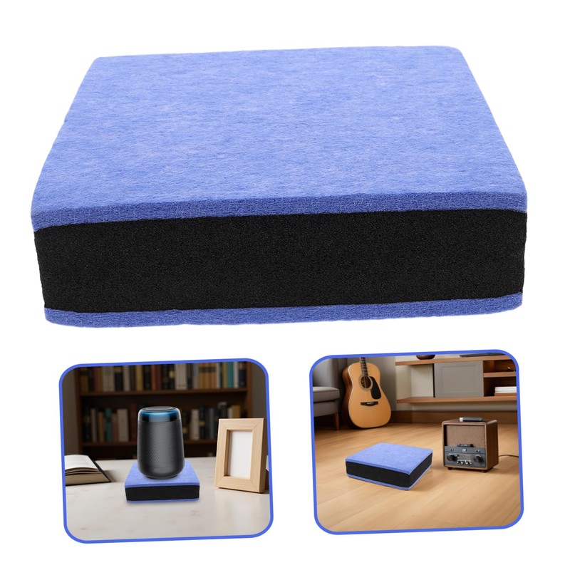 Kisangel Soundproof Rubber Mat Reduction Pad with Shock Absorption for