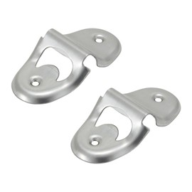 Soro Essentials- 4” x 2" Stainless Steel Under-Counter Bottle Opener Set of 2- Bottle Cap Opener Beer Bottle Opener Beer Opener Beverage Cap Opener for Bars Restaurants Homes Kitchen