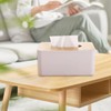 Tissue Box with Bamboo Lid, Tissue Box, Cosmetic Tissue Box