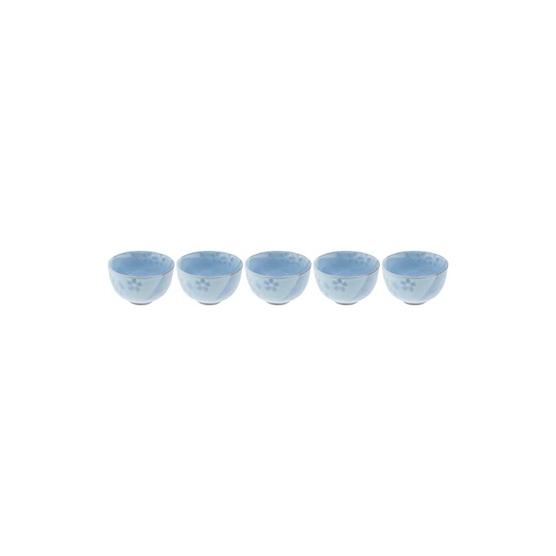 Mino Ware Sencha Set of 5 Hanashizuku 569-31-32E(5)