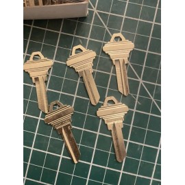 Quickblanks 5 Sc1 Fits Schlage Nickle Silver Esp USA Made Brass Silver Color Locksmith Nice