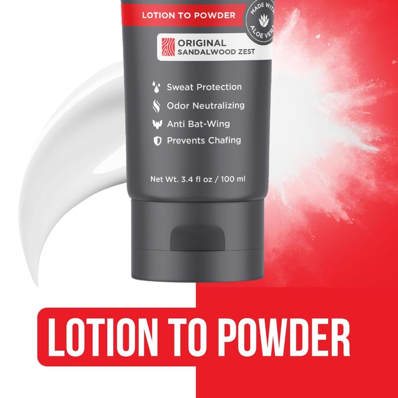 HAPPY NUTS Comfort Cream Deodorant For Men: Anti-Chafing Sweat Defense,