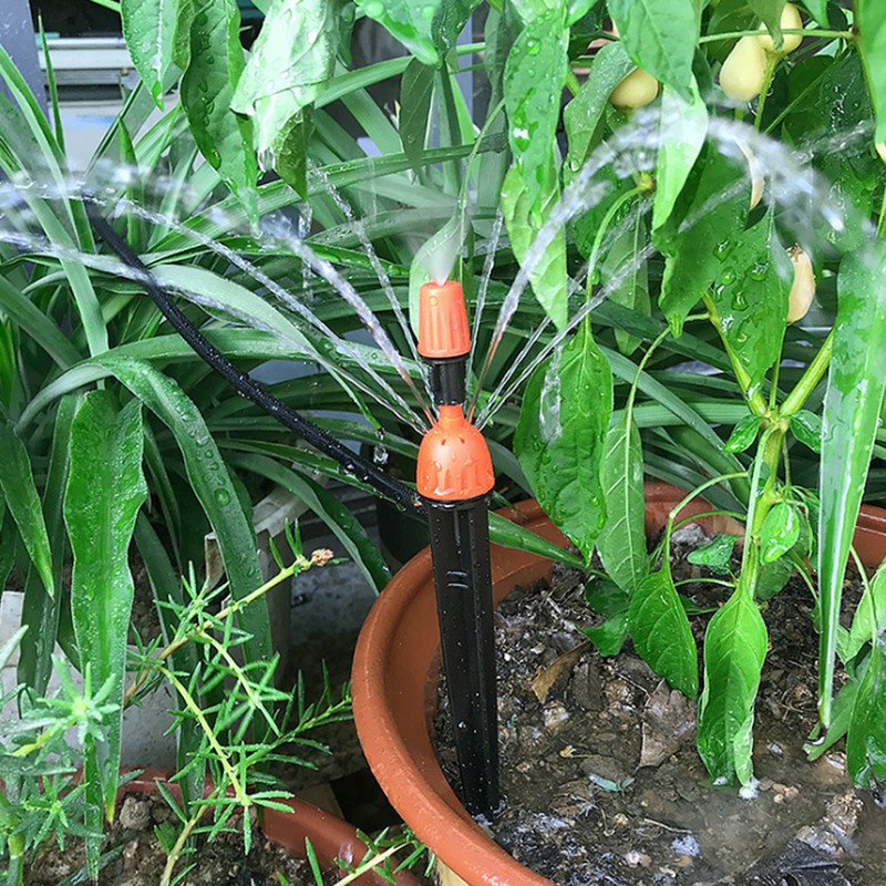10m Drip Irrigation System Automatic Watering Garden Greenhouse Agriculture Hose