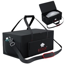 EDIBIN Weber Grill Carry Bag - Fit for Q1200, Q1000 & Q1400, 600D Heavy Duty, Weather Resistant