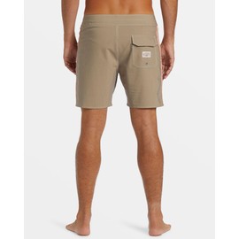 Billabong Men's Kirra Pro Performance 17" Boardshorts Swim Trunks, Color: Gravel, Size 40