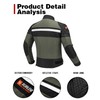 BORLENI Motorcycle Jacket Windproof Motorcycle Full Body Protective Gear CE