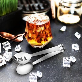 Silver Tea Bag Squeezer,Stainless Steel Oval Tea Bag Squeezer Tongs,Tea Filter Clamp Tea Strainer Holder Clip,Suitable for Gripping Ice Cube,Sugar(12.3cm)，Tea Strainers and Filters，Tea Filters