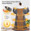 EAONE 59 * 70” Heated Throw Blankets Electric Snuggle with
