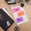 Phomemo Printer Paper Thermal Sticker Paper Black Character on Purple/Rose