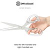 OfficeGoods 9” Stainless Steel Acrylic Scissors for Office and Home