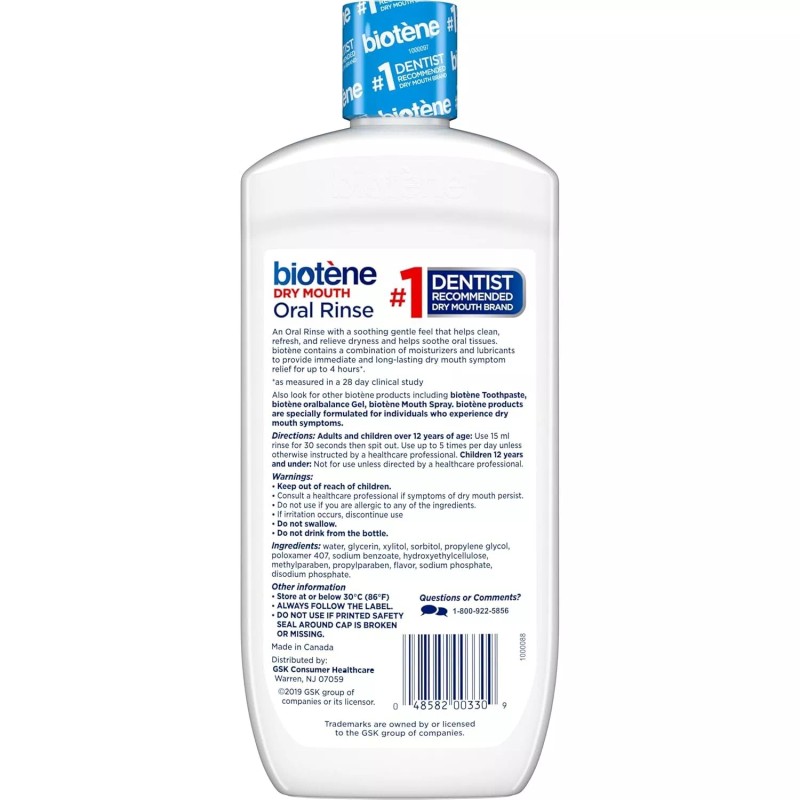 Biotene Oral Rinse Moisturizing Mouthwash for Dry Mouth Relief FRESH