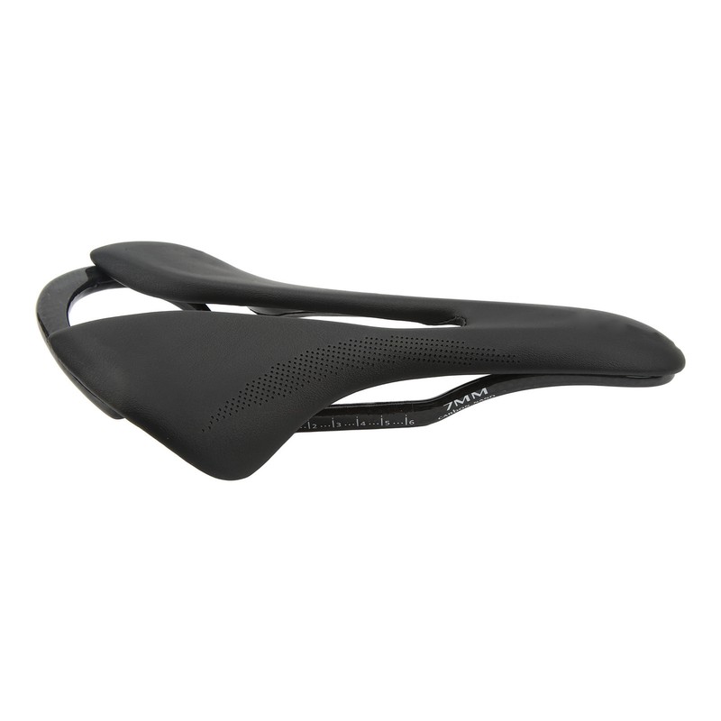 Carbon Fiber Bike Saddle Microfiber Leather Surface Hollow Seat Cushion