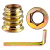 5/16"-18 Threaded Inserts for Wood Nutsert Furniture Screw-in Nut 13mm