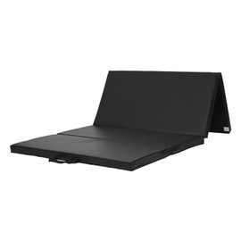 KaRaDaStyle Gymnastics Mat Folding Stretch Mats 71"x39"x2" Exercise Muscle Training Children Play Horizontal Bar Mat Yoga Sports Soundproof Home Use (Black/4-fold)