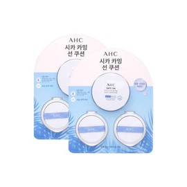 AHC 세이프 온 시카 카밍 선쿠션 본품 25g+리필2개 1개 2세트 AHC Safe On Cica Calming Sun Cushion 25g + 2 Refills, 2 Sets [AHC Safe on Cica Calming Sun Cushion 25g+ (Main Product)]