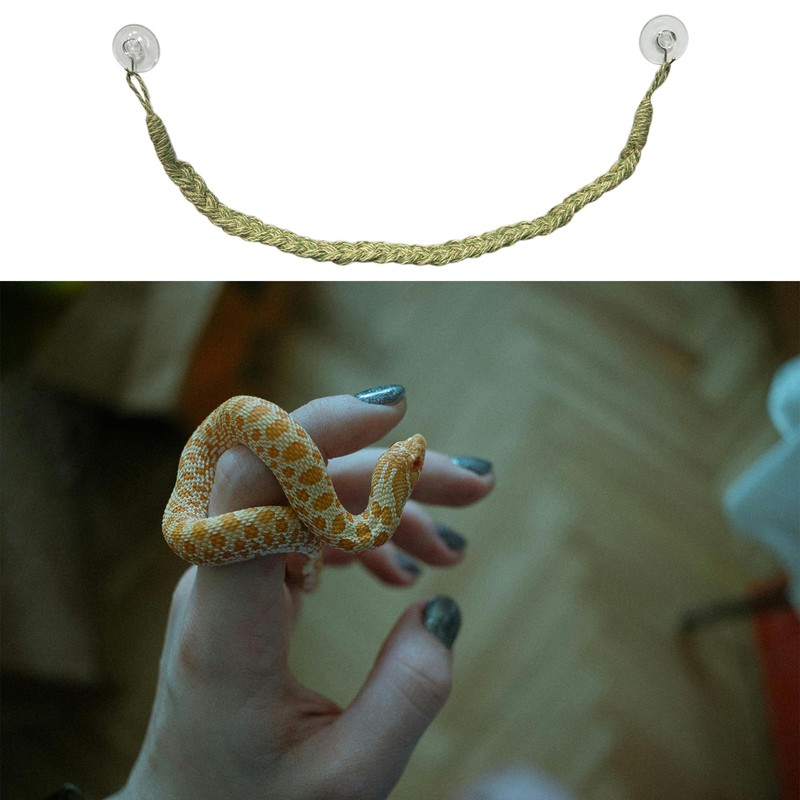 Wzttdm Snake Climbing Rope, Snakes Enrichment Toys, Ball Python Tank