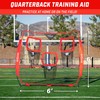 GoSports 6 x 6 ft Football Throwing Net - Red