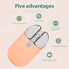 Wireless Mouse BT5.1 Or 2.4GHz Silent Click Adjustable DPI 500mAh
