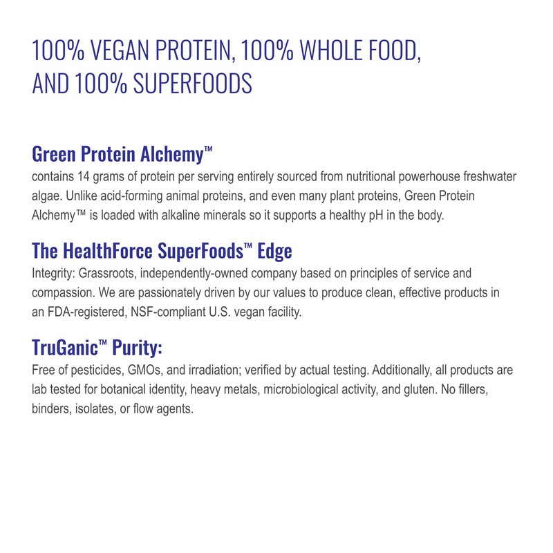 Healthforce Superfood Green Protein Alchemy - 500 g Powder