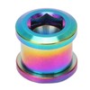 5Pcs 6.5mm Bike Single Chainring Screw Titanium Alloy Rust Protection