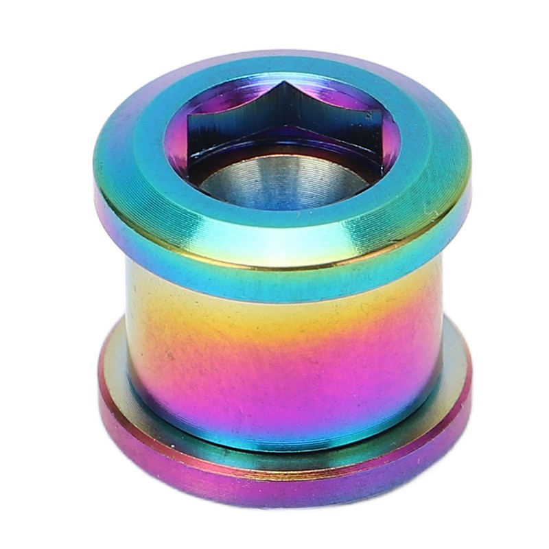 5Pcs 6.5mm Bike Single Chainring Screw Titanium Alloy Rust Protection