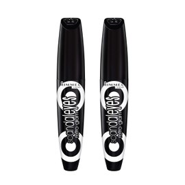 Rimmel Scandaleyes Retro Glam Mascara, Black, 0.41 Fl Oz (Pack of 2)